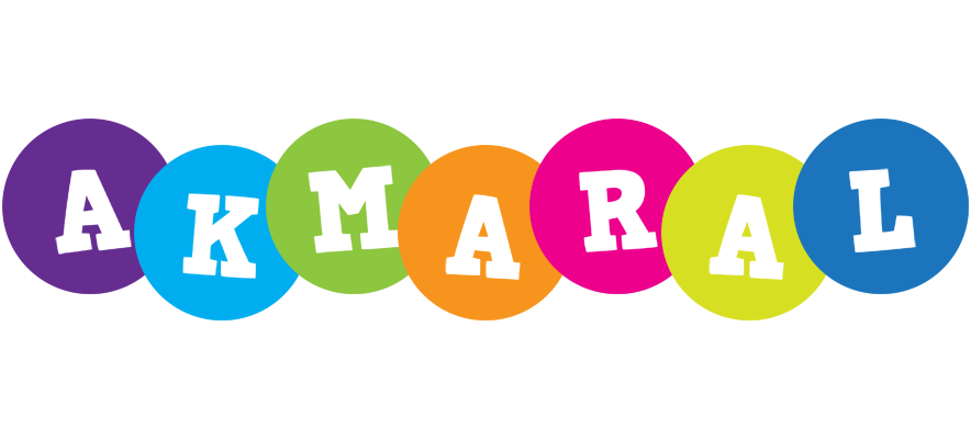 Akmaral happy logo