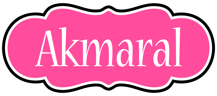 Akmaral invitation logo