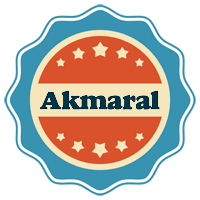 Akmaral labels logo
