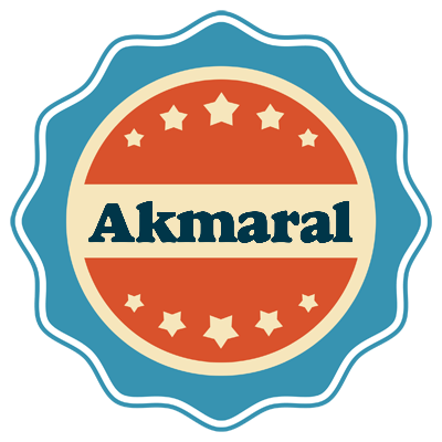 Akmaral labels logo