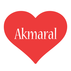 Akmaral love logo