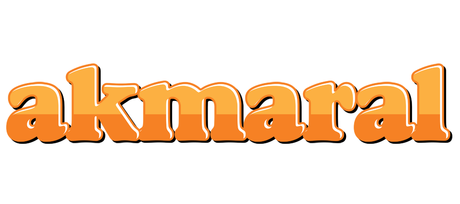 Akmaral orange logo