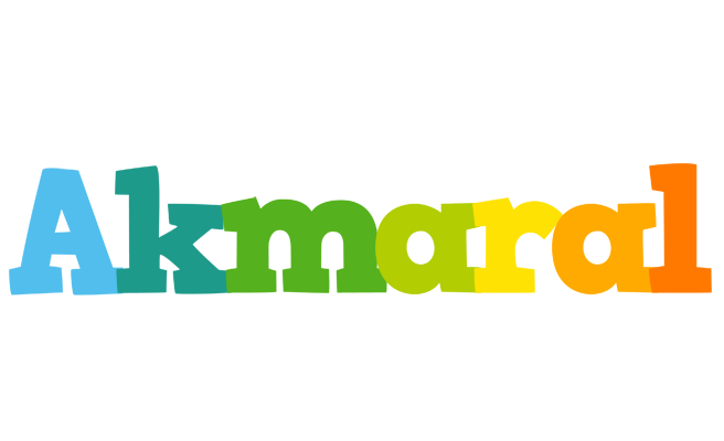 Akmaral rainbows logo