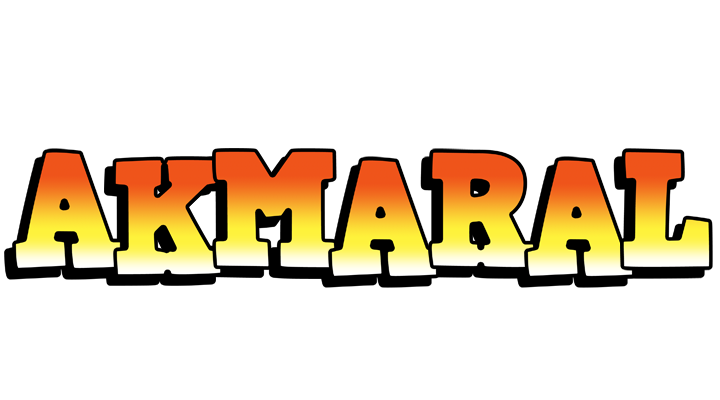 Akmaral sunset logo