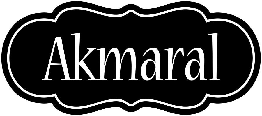 Akmaral welcome logo