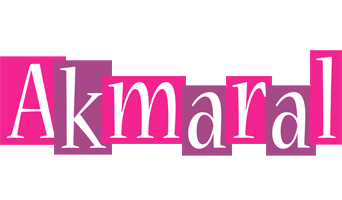Akmaral whine logo