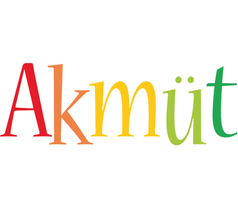 Akmüt birthday logo