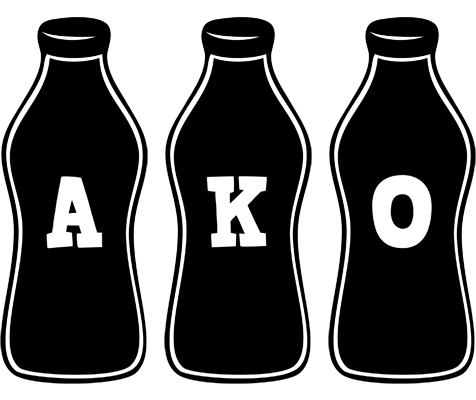 Ako bottle logo
