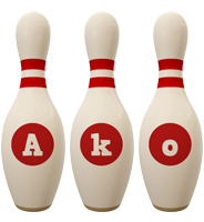 Ako bowling-pin logo