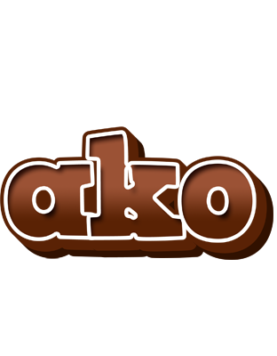 Ako brownie logo