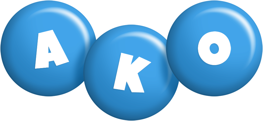Ako candy-blue logo