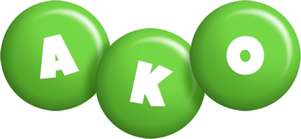 Ako candy-green logo