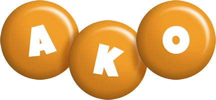 Ako candy-orange logo