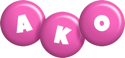 Ako candy-pink logo