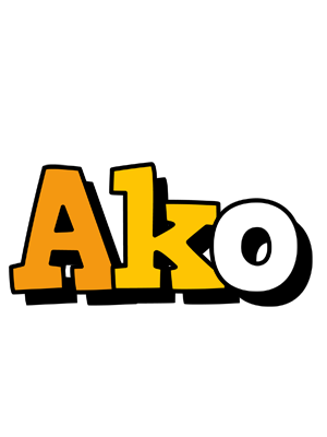 Ako cartoon logo