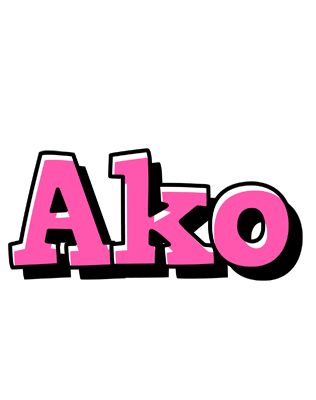 Ako girlish logo