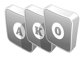 Ako silver logo