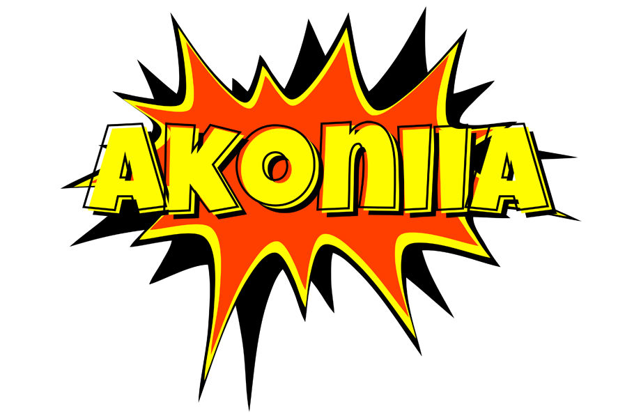 Akoniia bazinga logo