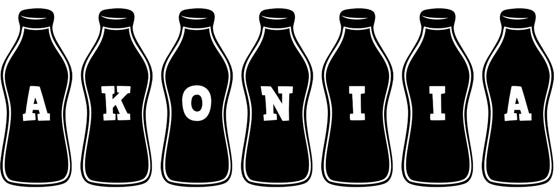 Akoniia bottle logo