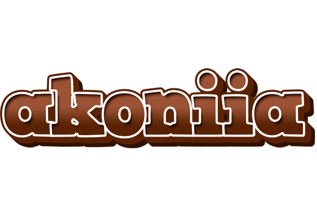 Akoniia brownie logo