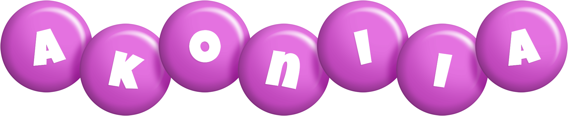 Akoniia candy-purple logo