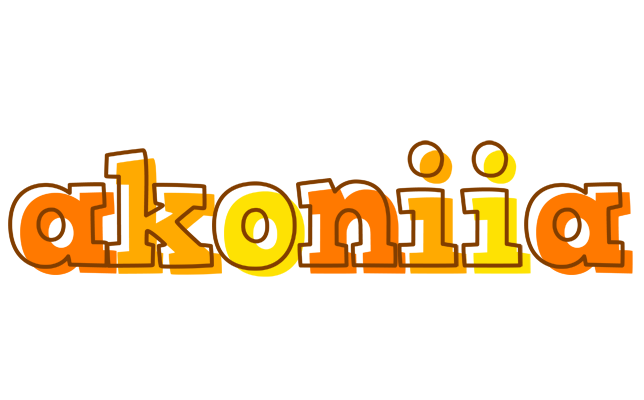 Akoniia desert logo