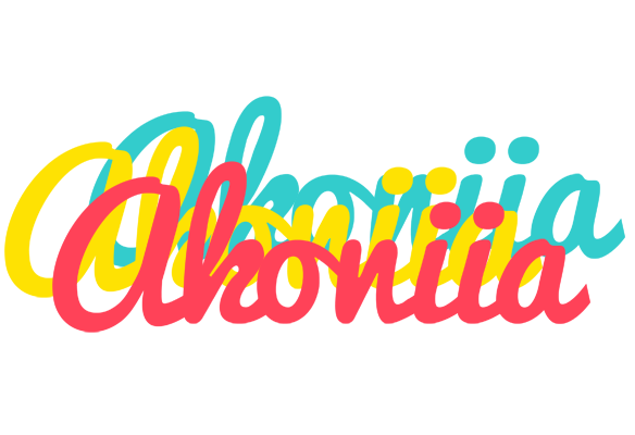 Akoniia disco logo