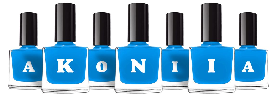 Akoniia glossy logo