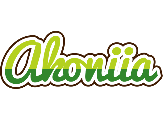 Akoniia golfing logo