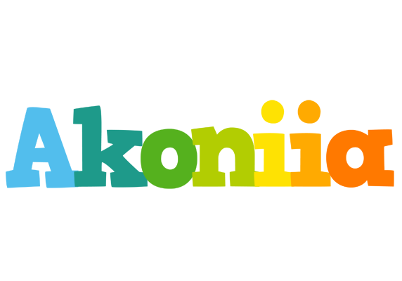 Akoniia rainbows logo