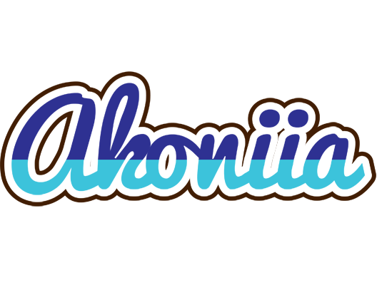 Akoniia raining logo