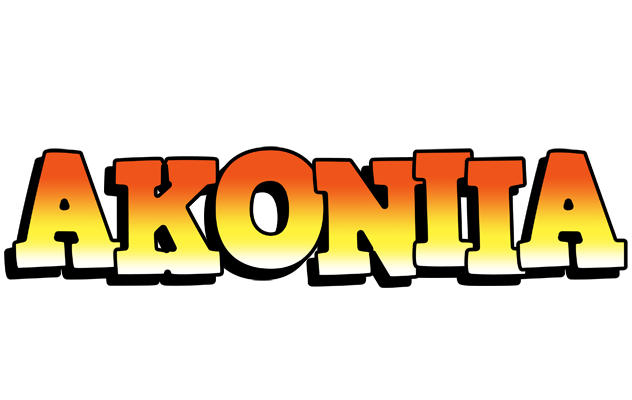 Akoniia sunset logo