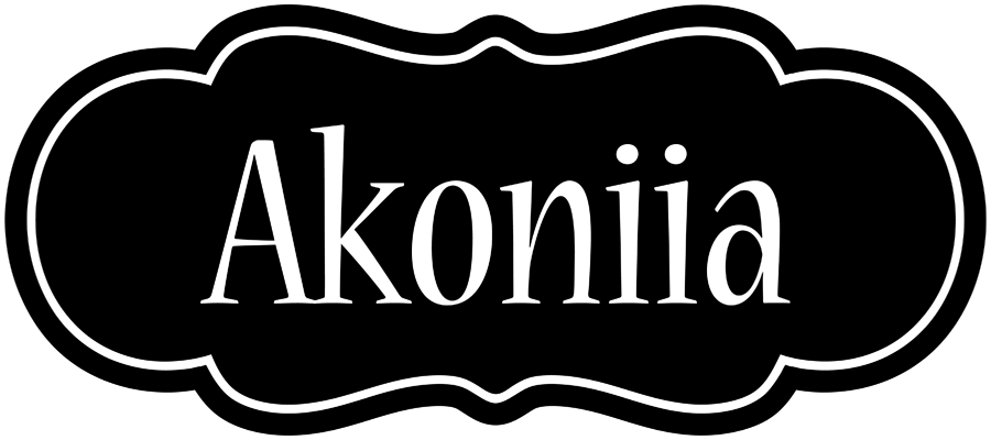 Akoniia welcome logo