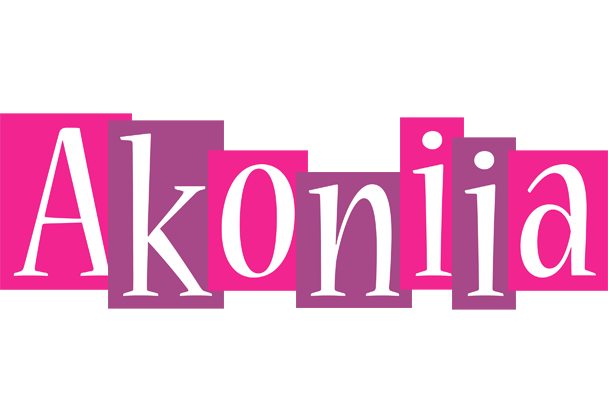 Akoniia whine logo