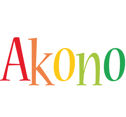 Akono birthday logo