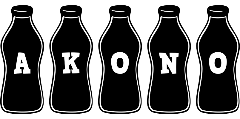 Akono bottle logo