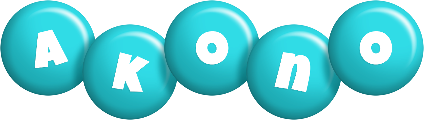 Akono candy-azur logo