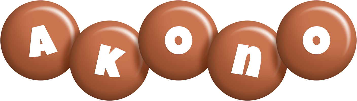 Akono candy-brown logo
