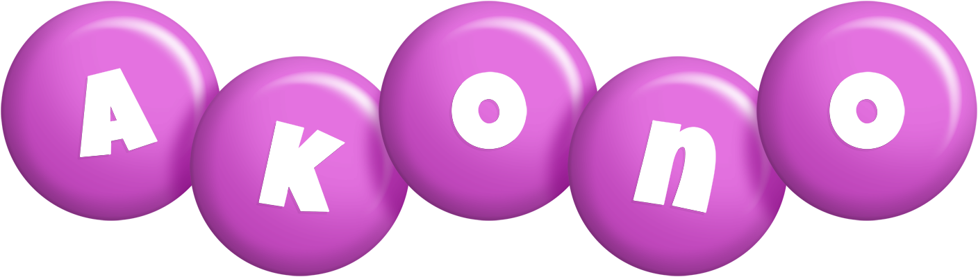 Akono candy-purple logo