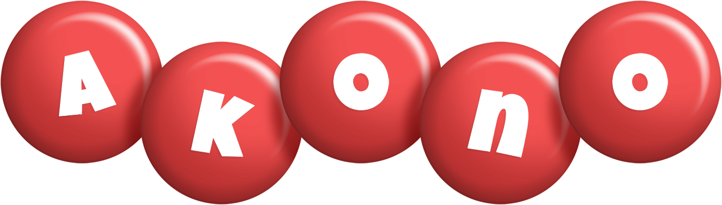 Akono candy-red logo