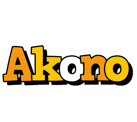 Akono cartoon logo