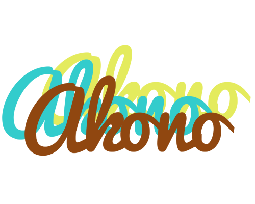 Akono cupcake logo