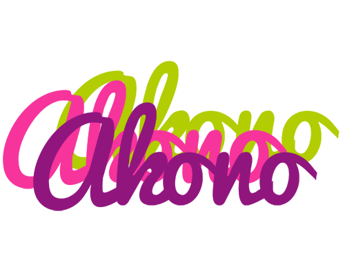 Akono flowers logo