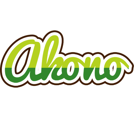 Akono golfing logo