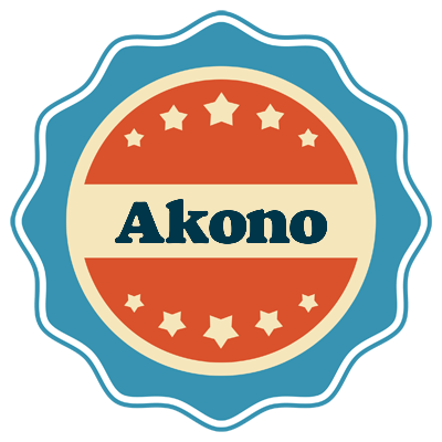 Akono labels logo