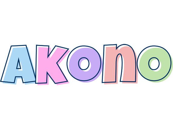 Akono pastel logo
