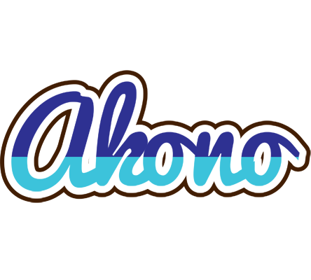 Akono raining logo
