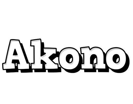 Akono snowing logo
