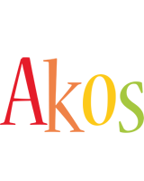 Akos birthday logo