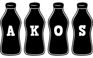 Akos bottle logo